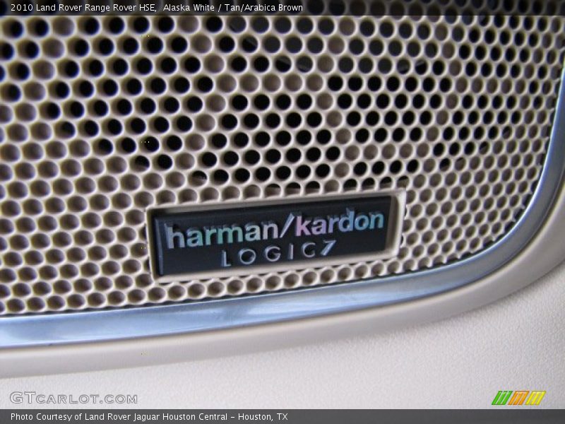 Alaska White / Tan/Arabica Brown 2010 Land Rover Range Rover HSE