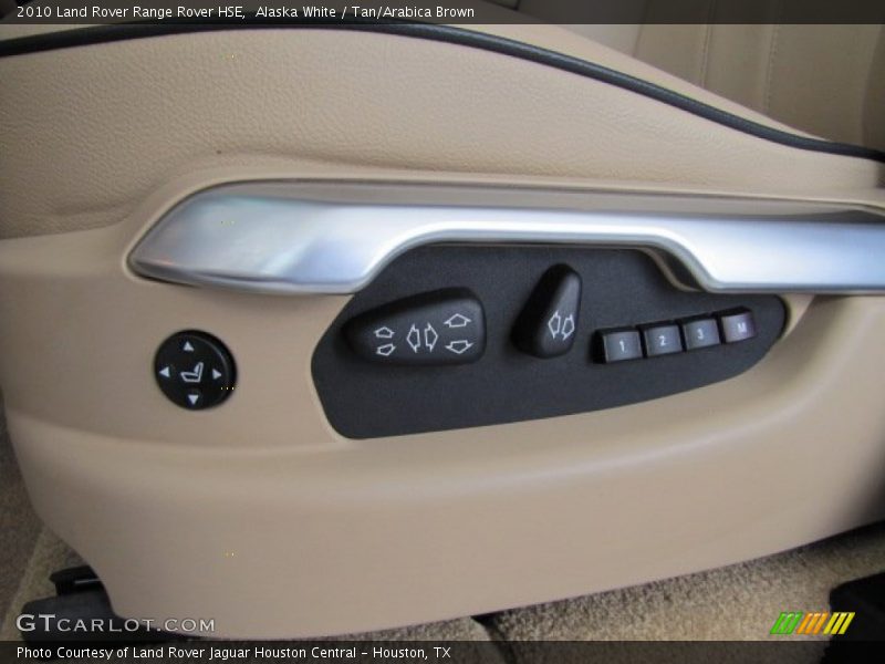 Alaska White / Tan/Arabica Brown 2010 Land Rover Range Rover HSE