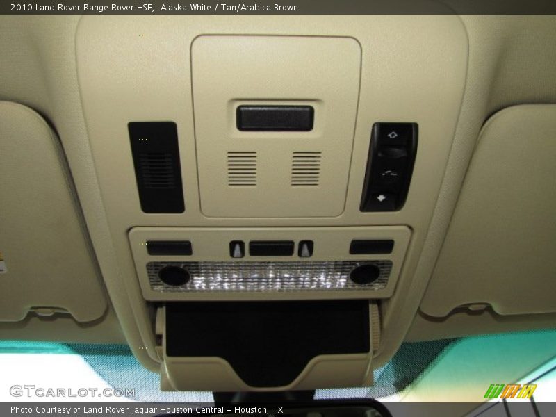 Alaska White / Tan/Arabica Brown 2010 Land Rover Range Rover HSE