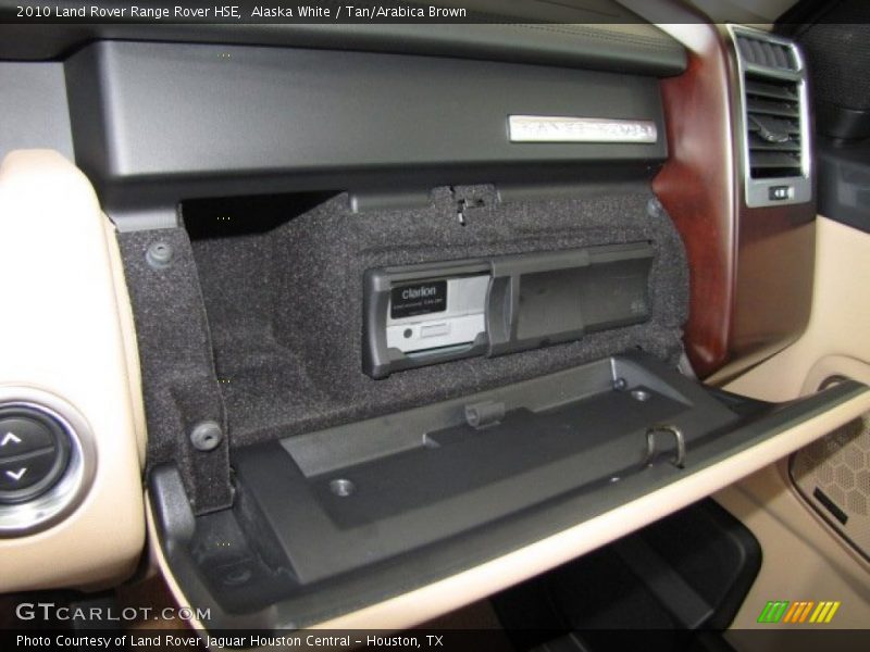 Alaska White / Tan/Arabica Brown 2010 Land Rover Range Rover HSE