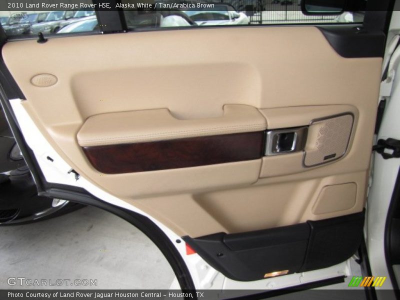 Alaska White / Tan/Arabica Brown 2010 Land Rover Range Rover HSE