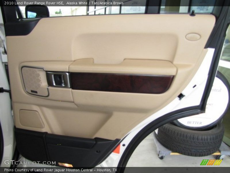 Alaska White / Tan/Arabica Brown 2010 Land Rover Range Rover HSE