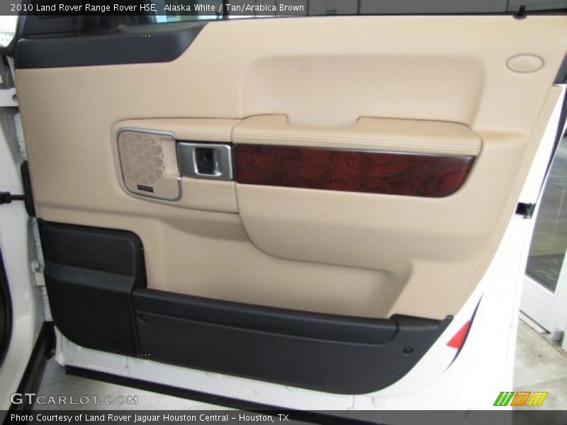 Alaska White / Tan/Arabica Brown 2010 Land Rover Range Rover HSE