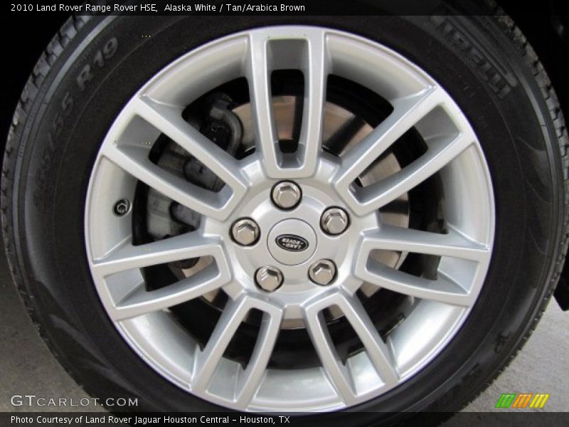 Alaska White / Tan/Arabica Brown 2010 Land Rover Range Rover HSE
