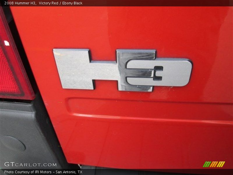 Victory Red / Ebony Black 2008 Hummer H3