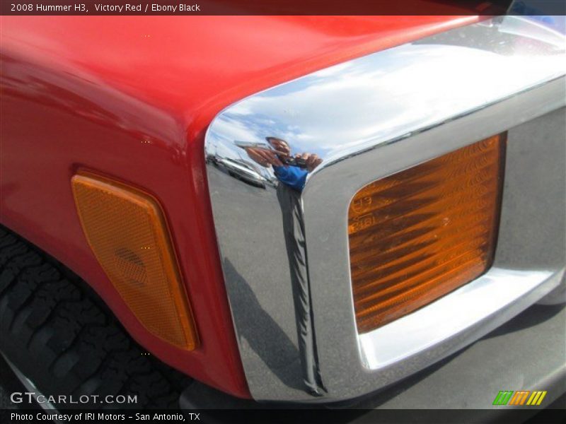 Victory Red / Ebony Black 2008 Hummer H3