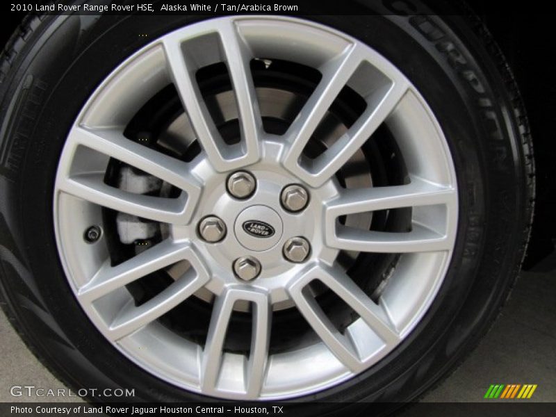 Alaska White / Tan/Arabica Brown 2010 Land Rover Range Rover HSE