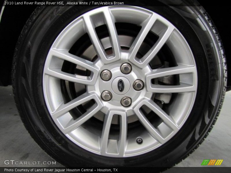Alaska White / Tan/Arabica Brown 2010 Land Rover Range Rover HSE