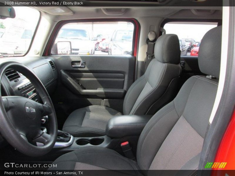 Victory Red / Ebony Black 2008 Hummer H3