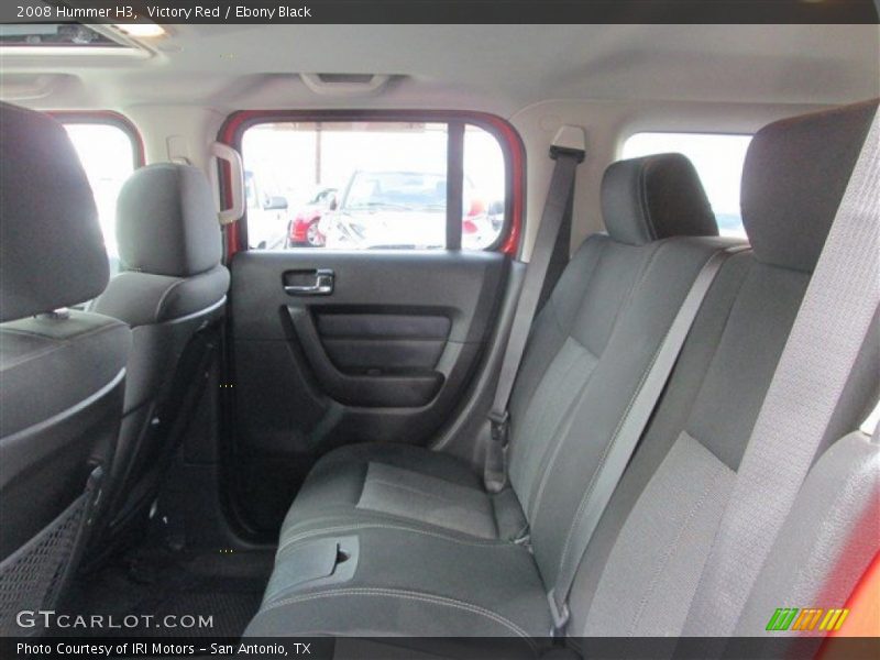 Victory Red / Ebony Black 2008 Hummer H3