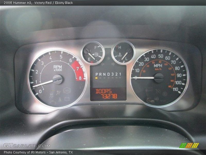 Victory Red / Ebony Black 2008 Hummer H3