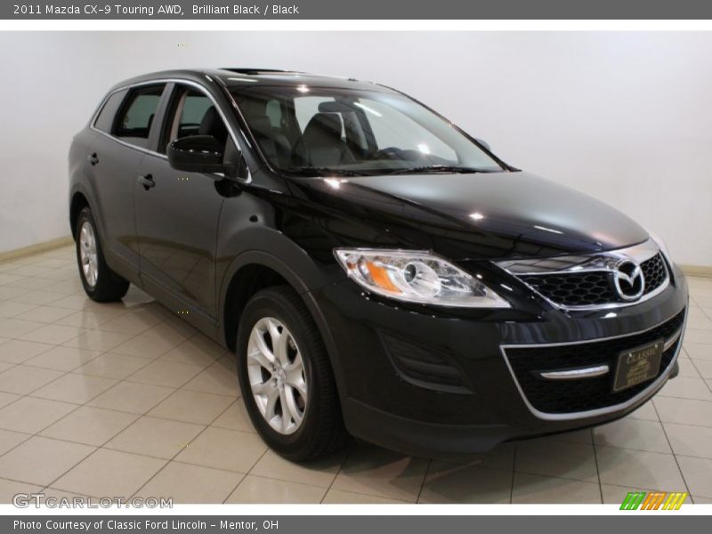 Brilliant Black / Black 2011 Mazda CX-9 Touring AWD