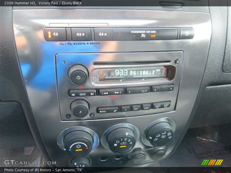 Victory Red / Ebony Black 2008 Hummer H3