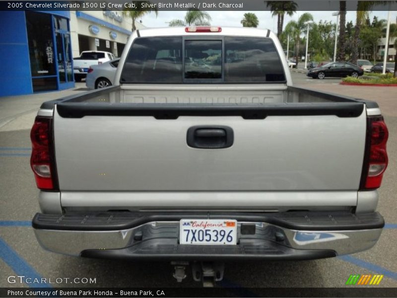Silver Birch Metallic / Dark Charcoal 2005 Chevrolet Silverado 1500 LS Crew Cab