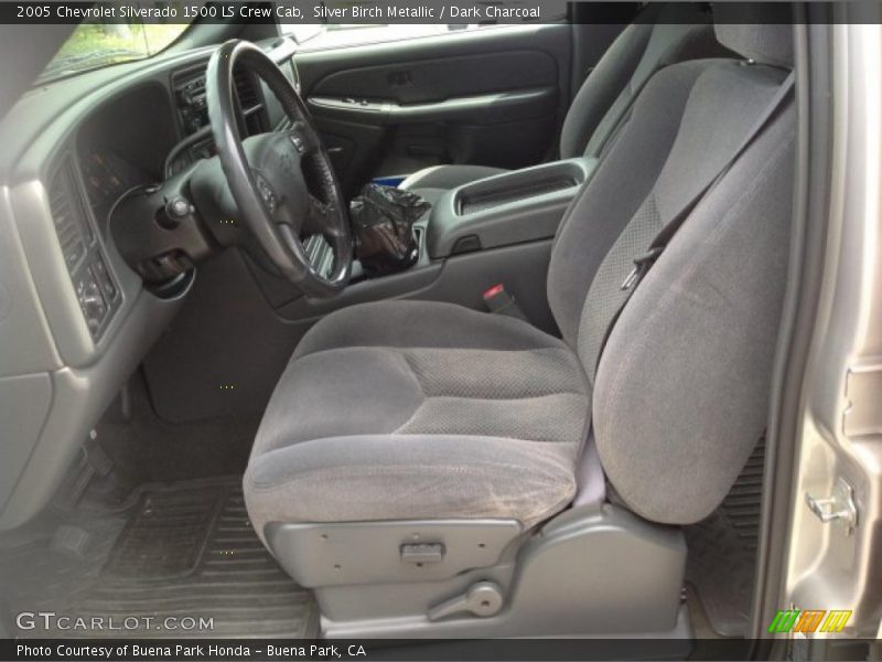 Silver Birch Metallic / Dark Charcoal 2005 Chevrolet Silverado 1500 LS Crew Cab