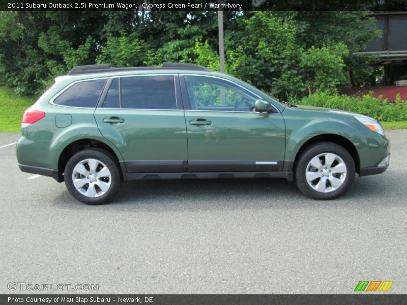  2011 Outback 2.5i Premium Wagon Cypress Green Pearl