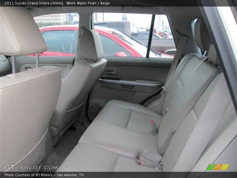 White Water Pearl / Beige 2011 Suzuki Grand Vitara Limited