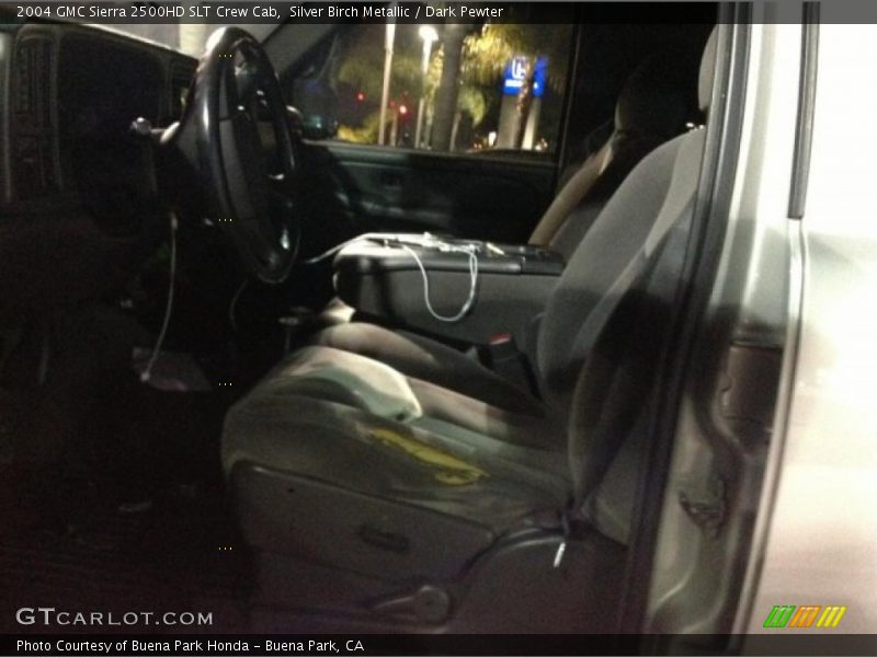 Silver Birch Metallic / Dark Pewter 2004 GMC Sierra 2500HD SLT Crew Cab