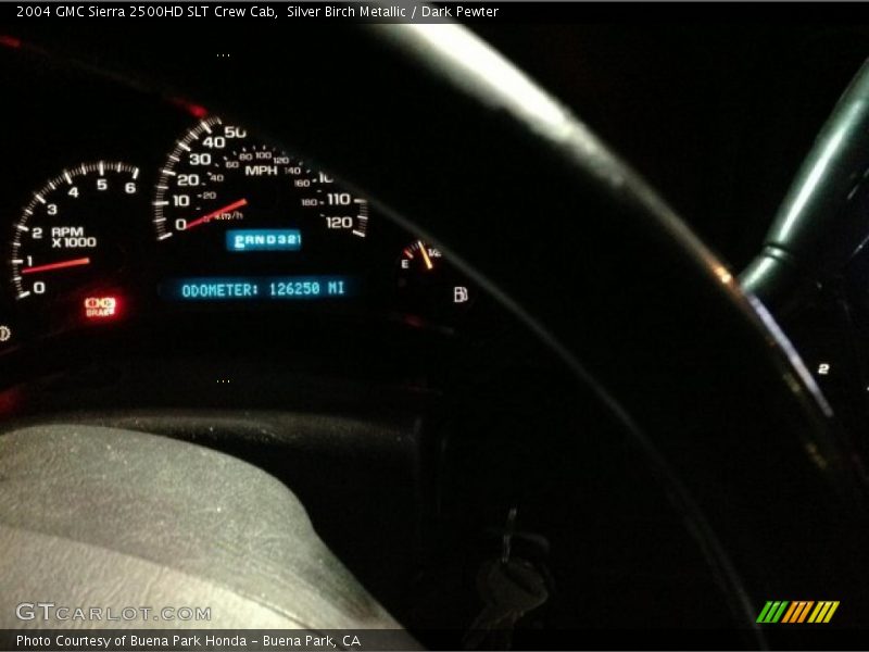 Silver Birch Metallic / Dark Pewter 2004 GMC Sierra 2500HD SLT Crew Cab