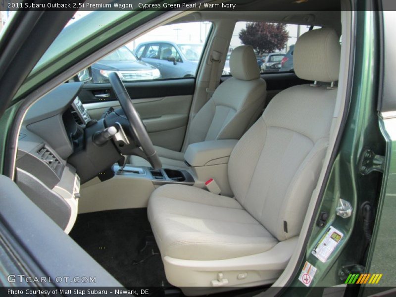  2011 Outback 2.5i Premium Wagon Warm Ivory Interior