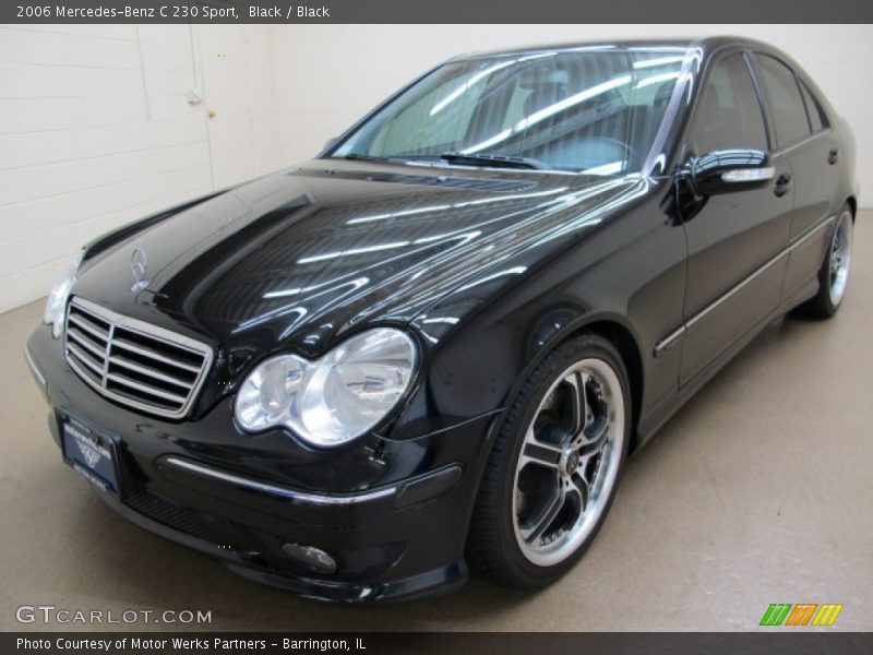 Black / Black 2006 Mercedes-Benz C 230 Sport