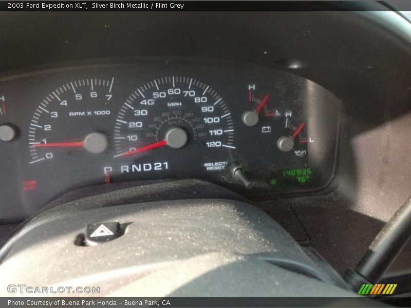 Silver Birch Metallic / Flint Grey 2003 Ford Expedition XLT