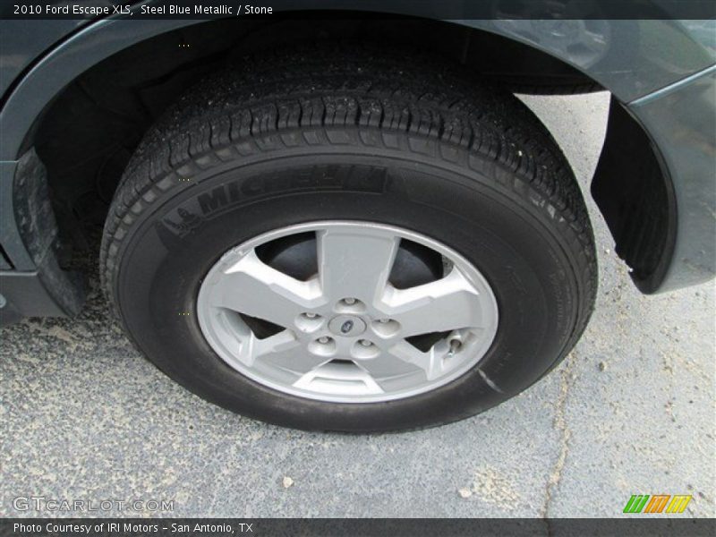 Steel Blue Metallic / Stone 2010 Ford Escape XLS