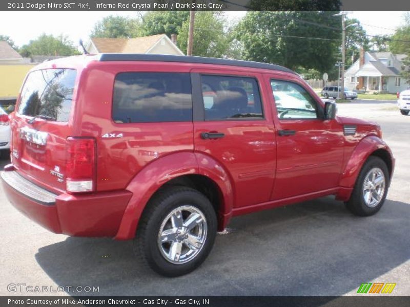 Inferno Red Crystal Pearl / Dark Slate Gray 2011 Dodge Nitro SXT 4x4
