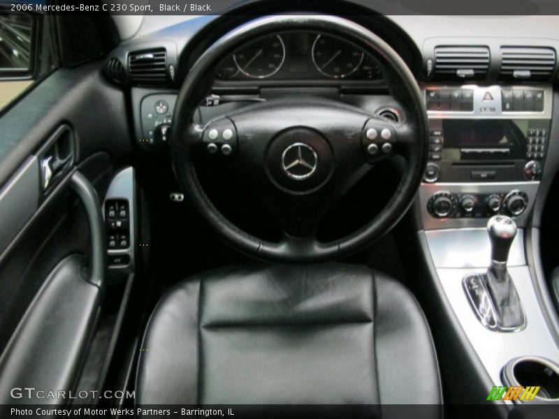 Black / Black 2006 Mercedes-Benz C 230 Sport