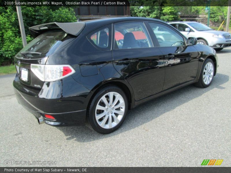 Obsidian Black Pearl / Carbon Black 2008 Subaru Impreza WRX Wagon