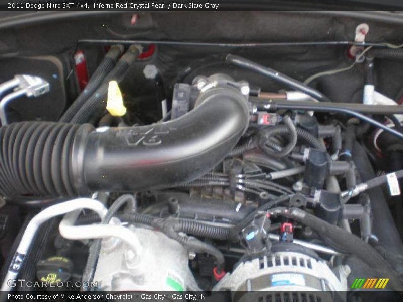 Inferno Red Crystal Pearl / Dark Slate Gray 2011 Dodge Nitro SXT 4x4