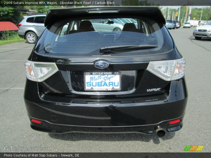 Obsidian Black Pearl / Carbon Black 2008 Subaru Impreza WRX Wagon