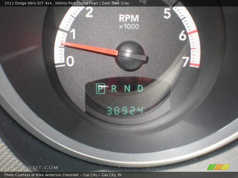 Inferno Red Crystal Pearl / Dark Slate Gray 2011 Dodge Nitro SXT 4x4