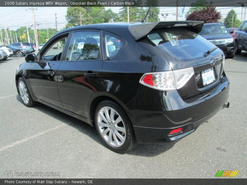 Obsidian Black Pearl / Carbon Black 2008 Subaru Impreza WRX Wagon