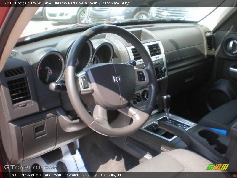 Inferno Red Crystal Pearl / Dark Slate Gray 2011 Dodge Nitro SXT 4x4