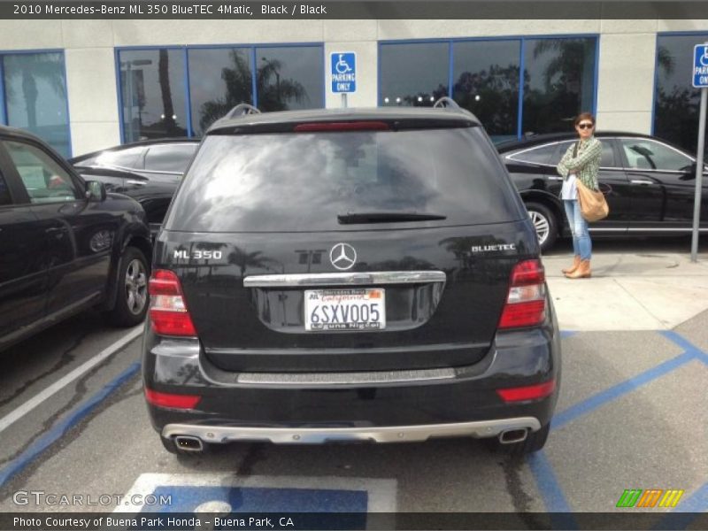 Black / Black 2010 Mercedes-Benz ML 350 BlueTEC 4Matic