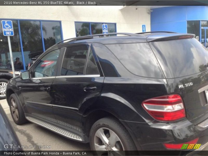 Black / Black 2010 Mercedes-Benz ML 350 BlueTEC 4Matic