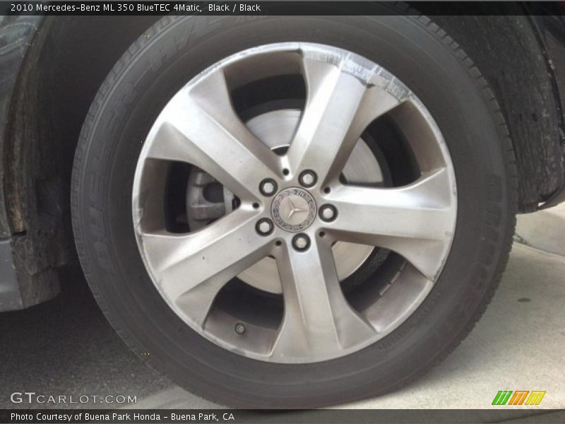 Black / Black 2010 Mercedes-Benz ML 350 BlueTEC 4Matic