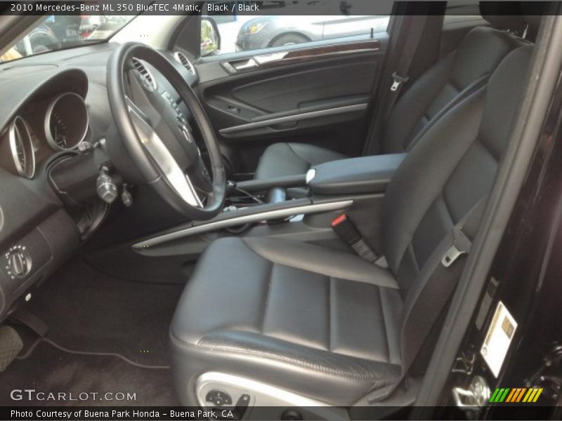 Black / Black 2010 Mercedes-Benz ML 350 BlueTEC 4Matic