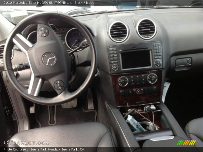 Black / Black 2010 Mercedes-Benz ML 350 BlueTEC 4Matic