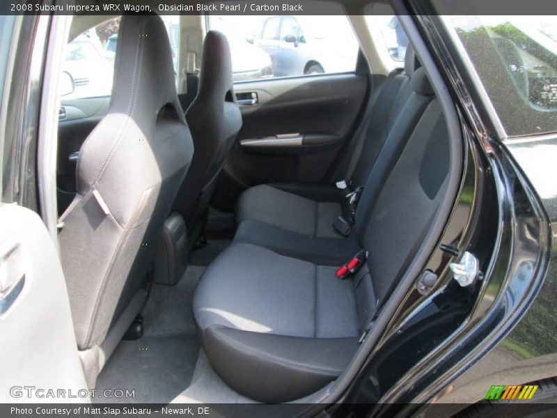 Rear Seat of 2008 Impreza WRX Wagon