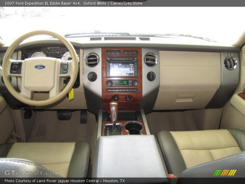 Oxford White / Camel/Grey Stone 2007 Ford Expedition EL Eddie Bauer 4x4