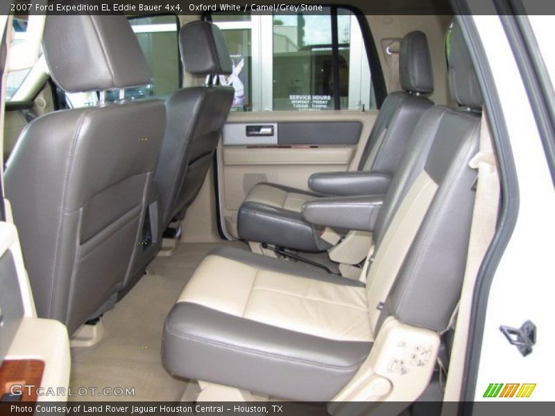 Oxford White / Camel/Grey Stone 2007 Ford Expedition EL Eddie Bauer 4x4