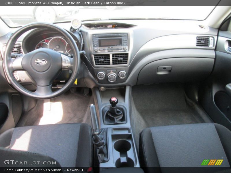 Dashboard of 2008 Impreza WRX Wagon