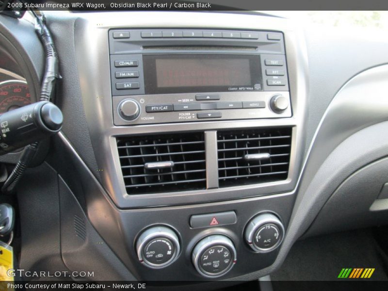 Controls of 2008 Impreza WRX Wagon