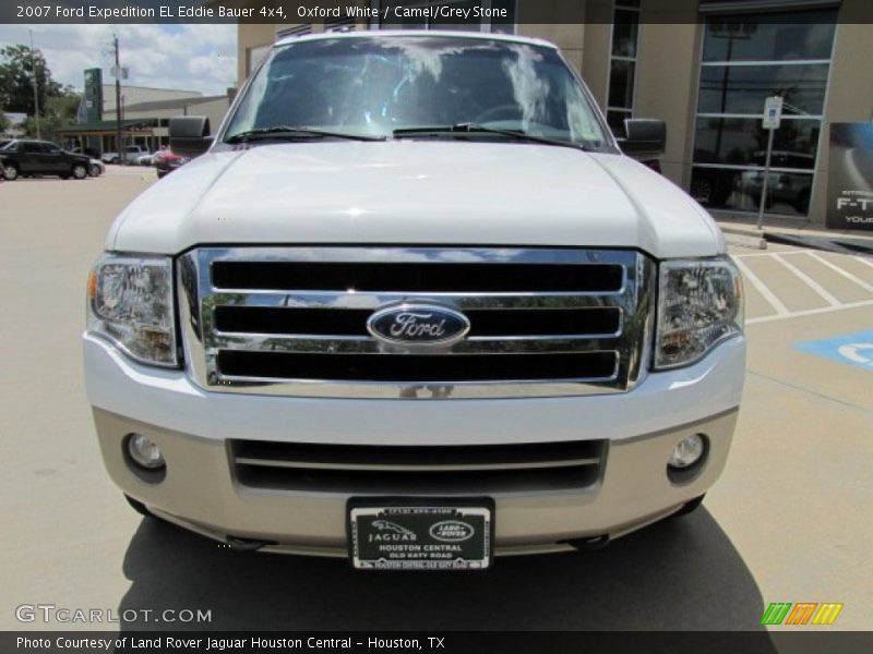 Oxford White / Camel/Grey Stone 2007 Ford Expedition EL Eddie Bauer 4x4