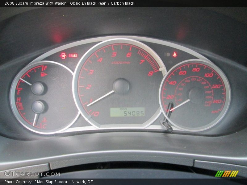  2008 Impreza WRX Wagon WRX Wagon Gauges