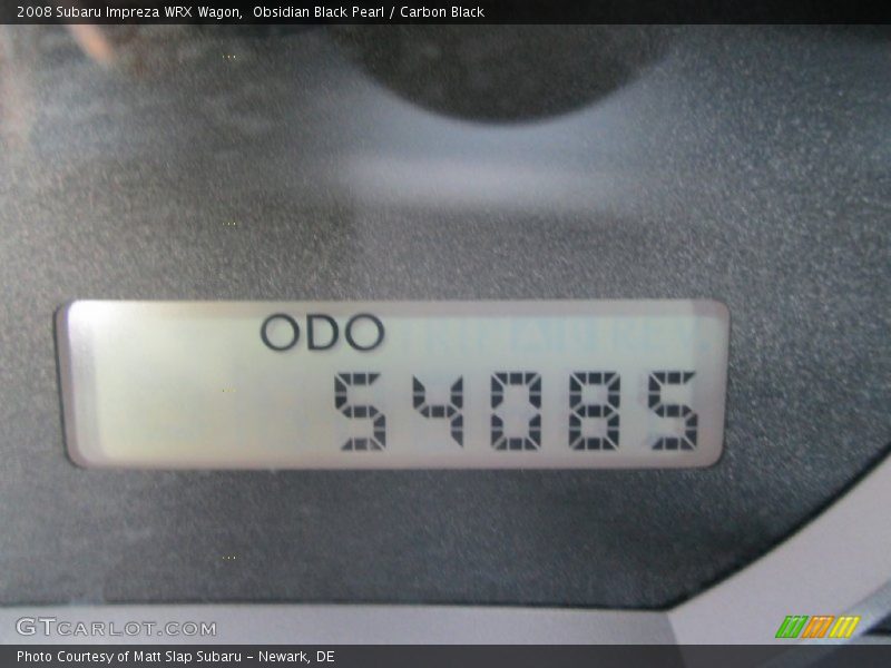 Obsidian Black Pearl / Carbon Black 2008 Subaru Impreza WRX Wagon