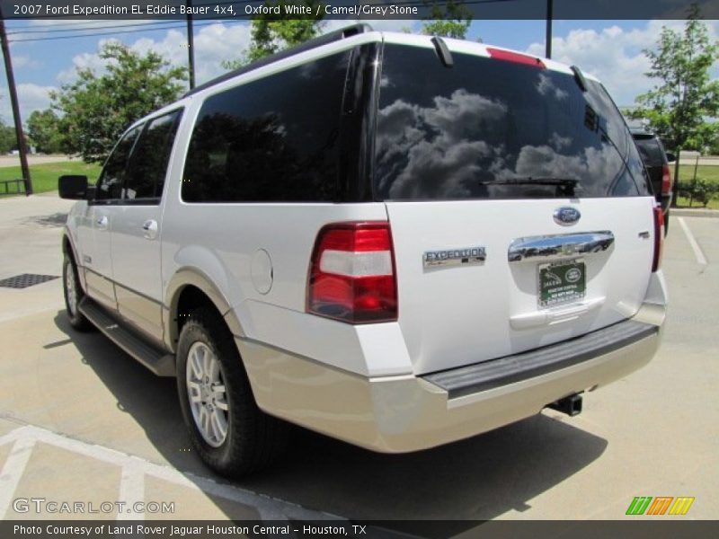 Oxford White / Camel/Grey Stone 2007 Ford Expedition EL Eddie Bauer 4x4
