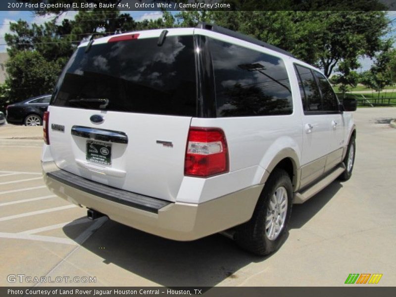 Oxford White / Camel/Grey Stone 2007 Ford Expedition EL Eddie Bauer 4x4